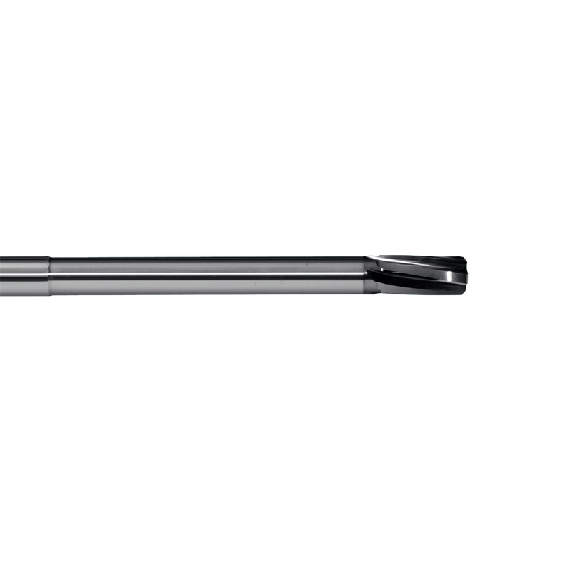 Alésoir Carbure 8.1mm H7 - Fraise à Aléser Pointe Droite 4 Flûtes, Tige Ronde Pour Acier Inox, Aluminium & Métaux